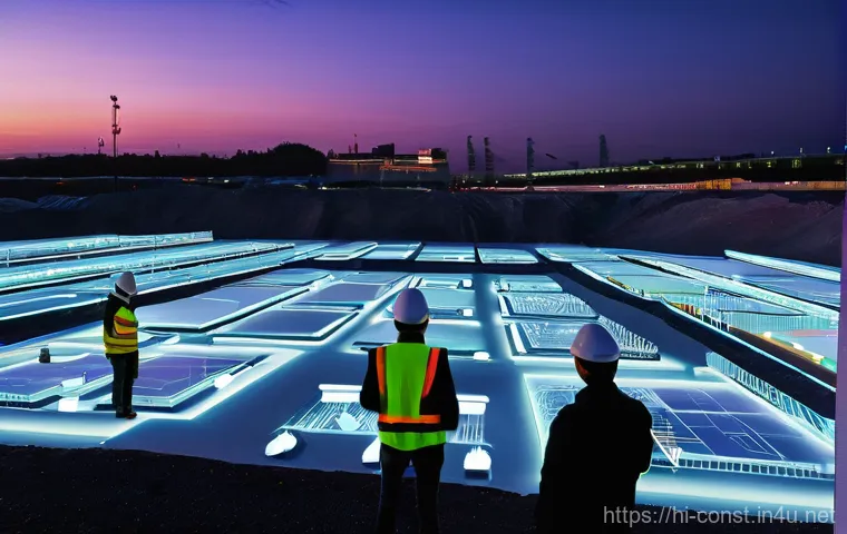 건축 시공 분야에서의 창업 기회 - **Green Building Innovation at a Construction Site**
    A wide-angle, bright, and optimistic photo ...